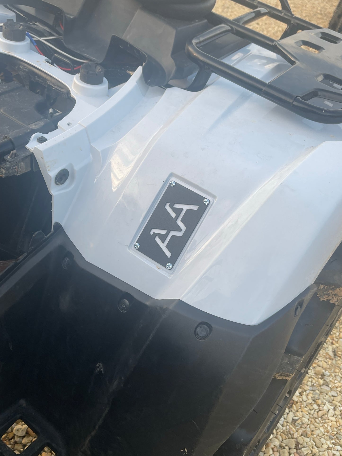 Small warning label replacement