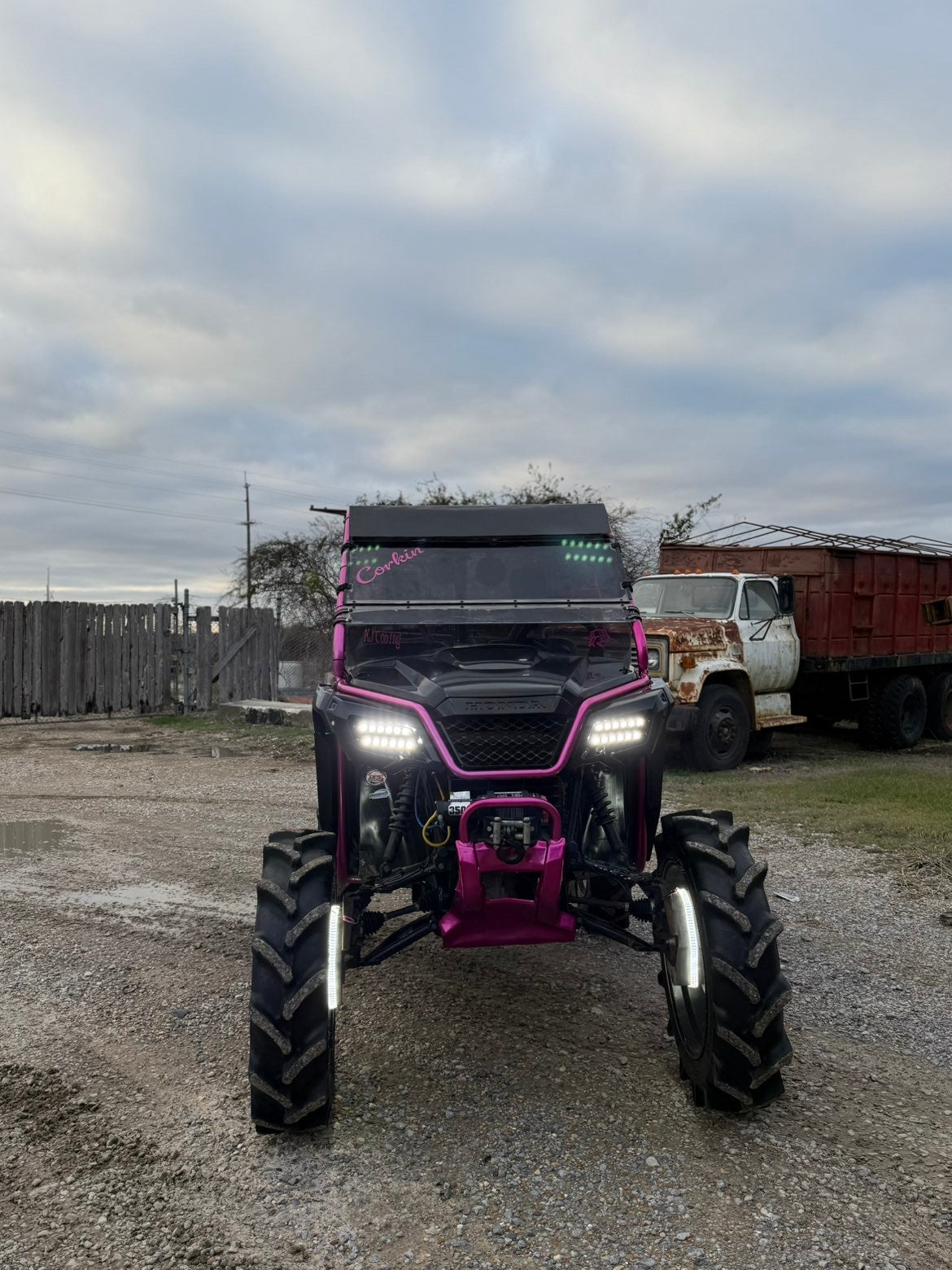 DUAL 7" LED HEADLIGHT FOR PIONEER 500/520