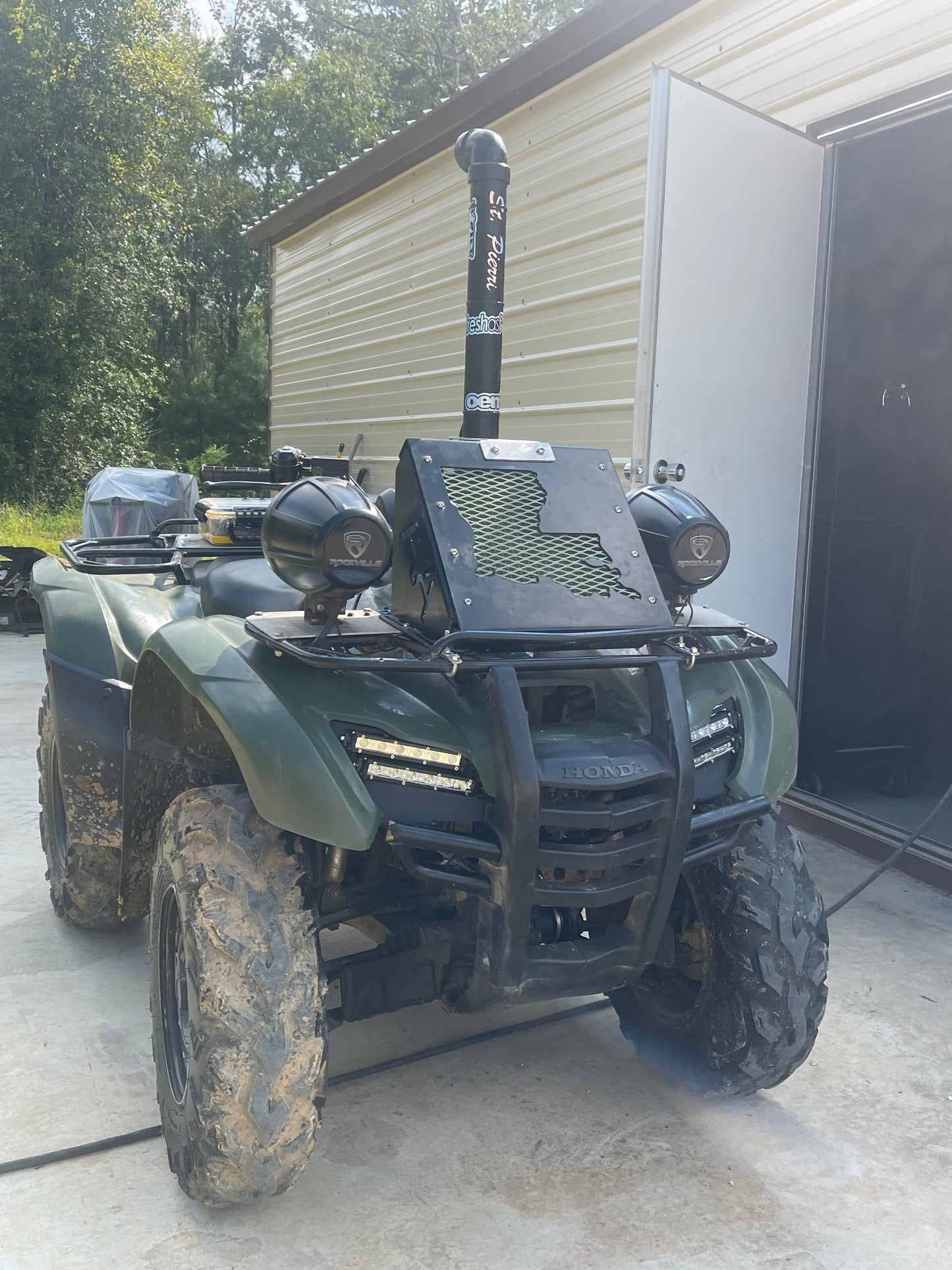 2012 & 2013 foreman 500 state radiator relocation kit