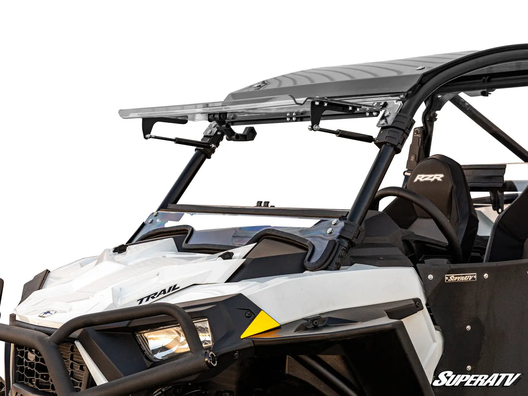 POLARIS RZR TRAIL 900 SCRATCH-RESISTANT FLIP WINDSHIELD