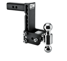 Load image into Gallery viewer, 2.5&quot; SHANK - 2 BALL - BLACK 5&quot;/7&quot;/8.5&quot;
